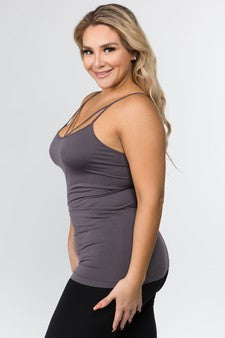 Yelete Strappy Detail Seamless Cami Top