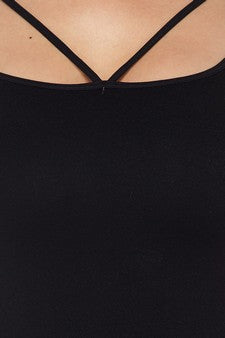 Yelete Strappy Detail Seamless Cami Top