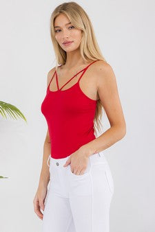Yelete Strappy Detail Seamless Cami Top