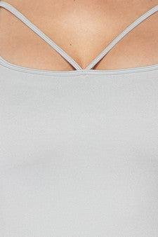 Yelete Strappy Detail Seamless Cami Top