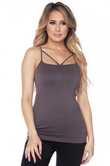 Yelete Strappy Detail Seamless Cami Top