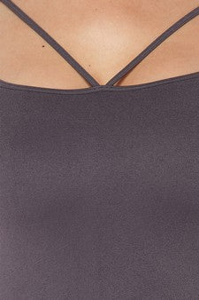 Yelete Strappy Detail Seamless Cami Top