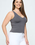 Yelete Reversible V-Neck & Scoop Neck Seamless Tank