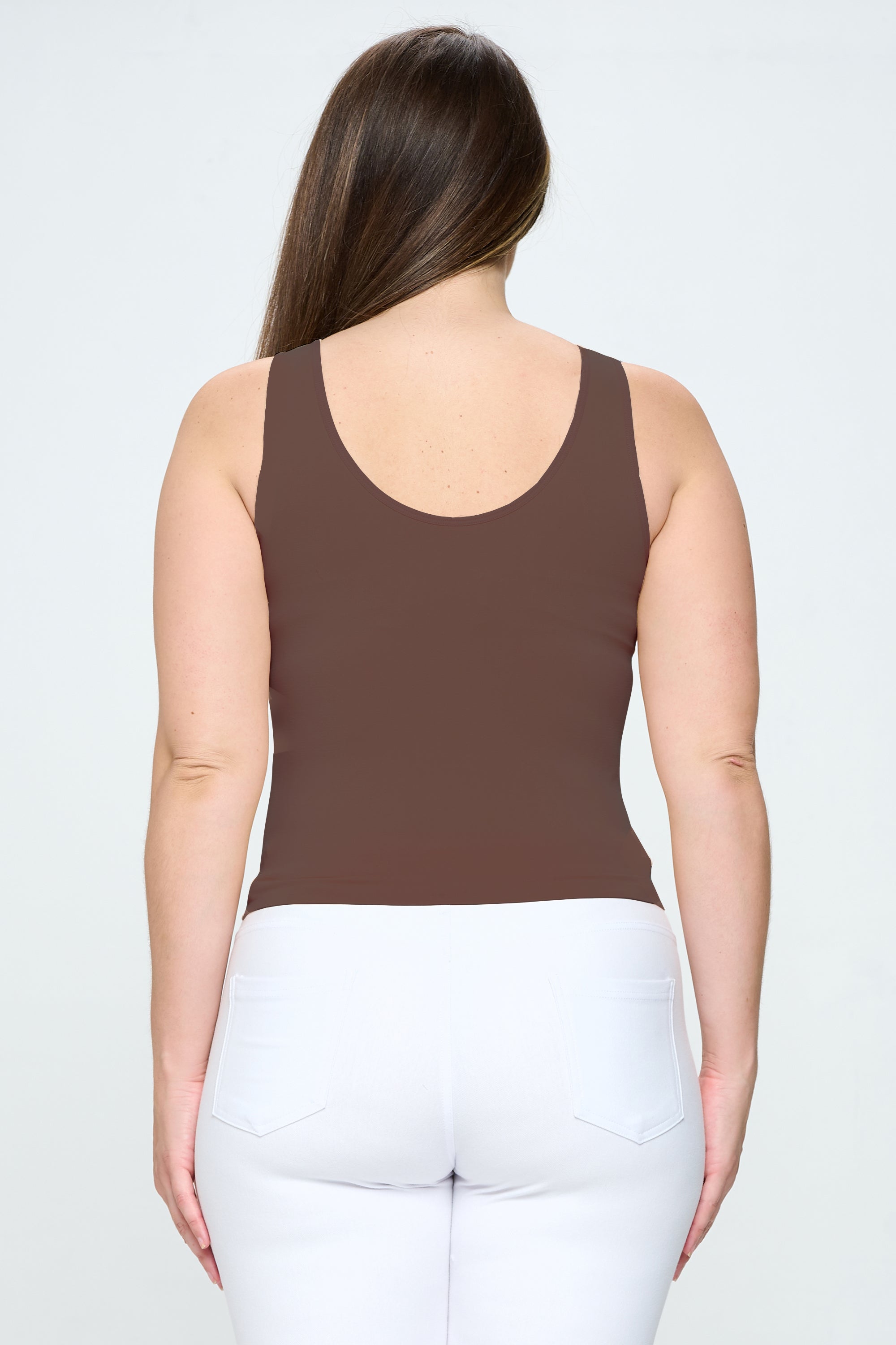 Yelete Reversible V-Neck & Scoop Neck Seamless Tank