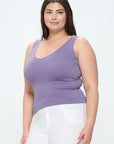 Yelete Reversible V-Neck & Scoop Neck Seamless Tank