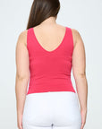 Yelete Reversible V-Neck & Scoop Neck Seamless Tank