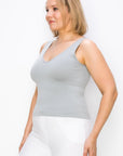Yelete Reversible V-Neck & Scoop Neck Seamless Tank