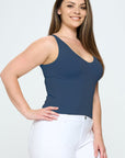 Yelete Reversible V-Neck & Scoop Neck Seamless Tank