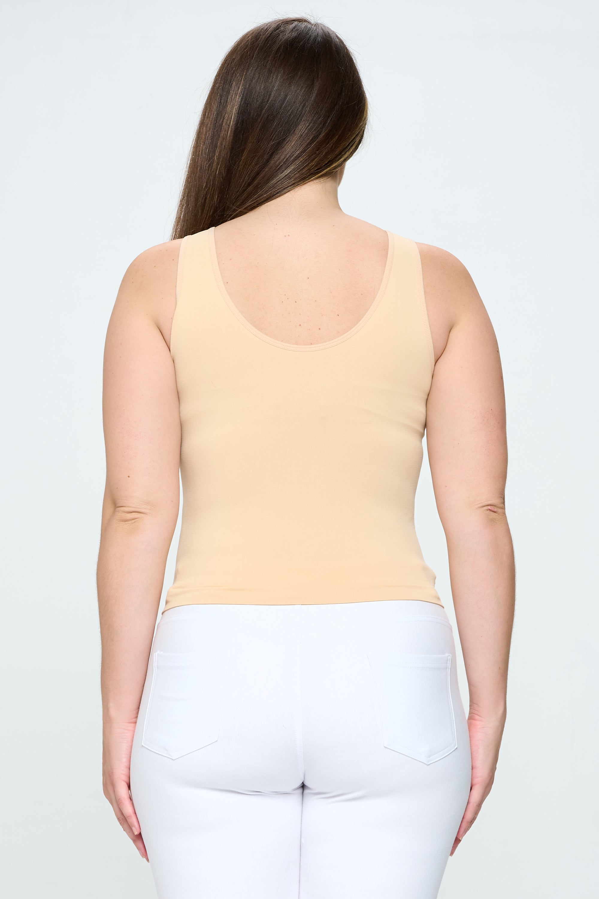 Yelete Reversible V-Neck & Scoop Neck Seamless Tank