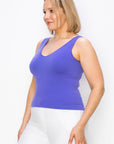 Yelete Reversible V-Neck & Scoop Neck Seamless Tank