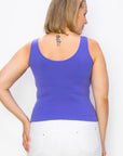 Yelete Reversible V-Neck & Scoop Neck Seamless Tank