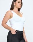 Yelete Reversible V-Neck & Scoop Neck Seamless Tank