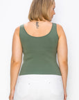 Yelete Reversible V-Neck & Scoop Neck Seamless Tank