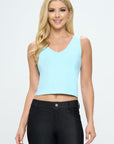 Yelete Reversible V-Neck & Scoop Neck Seamless Tank