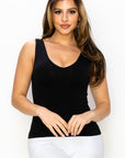 Yelete Reversible V-Neck & Scoop Neck Seamless Tank