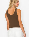 Yelete Reversible V-Neck & Scoop Neck Seamless Tank