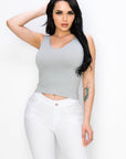 Yelete Reversible V-Neck & Scoop Neck Seamless Tank