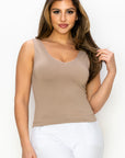 Yelete Reversible V-Neck & Scoop Neck Seamless Tank