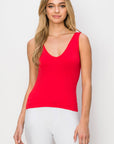 Yelete Reversible V-Neck & Scoop Neck Seamless Tank