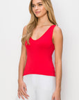 Yelete Reversible V-Neck & Scoop Neck Seamless Tank