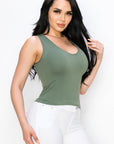 Yelete Reversible V-Neck & Scoop Neck Seamless Tank