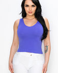 Yelete Reversible V-Neck & Scoop Neck Seamless Tank