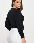 Yelete Soft Seamless Long Sleeve Layering Top | Regular & Plus
