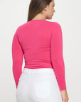 Yelete Soft Seamless Long Sleeve Layering Top | Regular & Plus