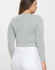 Yelete Soft Seamless Long Sleeve Layering Top | Regular & Plus