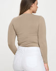 Yelete Soft Seamless Long Sleeve Layering Top | Regular & Plus