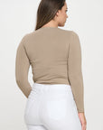 Yelete Soft Seamless Long Sleeve Layering Top | Regular & Plus