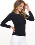 Yelete Soft Seamless Long Sleeve Layering Top | Regular & Plus