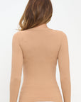 Yelete Soft Seamless Long Sleeve Layering Top | Regular & Plus