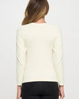 Yelete Soft Seamless Long Sleeve Layering Top | Regular & Plus