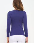 Yelete Soft Seamless Long Sleeve Layering Top | Regular & Plus