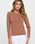 Yelete Soft Seamless Long Sleeve Layering Top | Regular & Plus