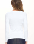 Yelete Soft Seamless Long Sleeve Layering Top | Regular & Plus