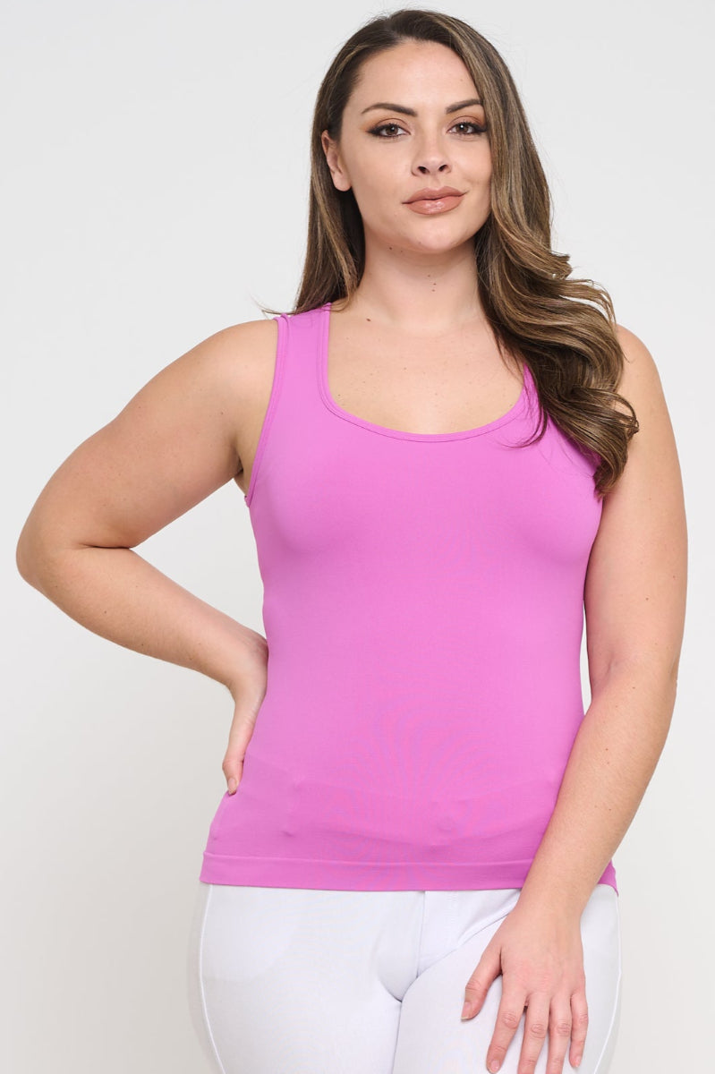 Yelete Seamless Crew Neck Short Sleeve Top