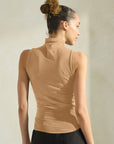 Yelete Soft Seamless Mock Neck Tank | Regular & Plus