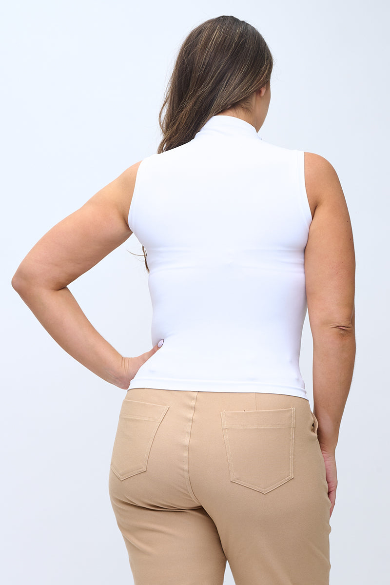 Yelete Soft Seamless Mock Neck Tank | Regular & Plus