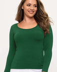 Yelete Sculpted Chic Seamless Long Sleeve Top