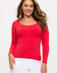 Yelete Sculpted Chic Seamless Long Sleeve Top