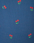 P.J. Salvage Star Spangled Summer True Navy Cherry Print PJ Set