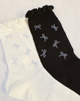 Scattered Bows Socks Set Of 2