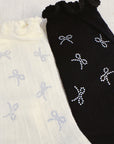 Scattered Bows Socks Set Of 2