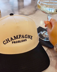 Champagne Problems - Black Vintage Trucker Hat - My Pampered Life Seattle