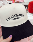 Champagne Problems - Black Vintage Trucker Hat - My Pampered Life Seattle