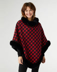 Coco & Carmen Archer Fur Lined Poncho