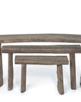 Park Hill Reclaimed Wood Nesting Tables, Set of 3