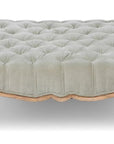 Park Hill Anais Velvet Upholstered Ottoman